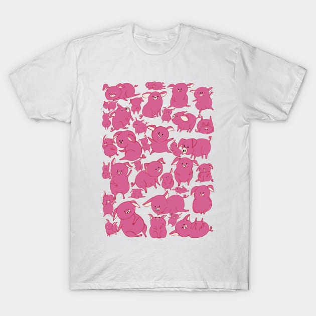 Pigs T-Shirt by msmart